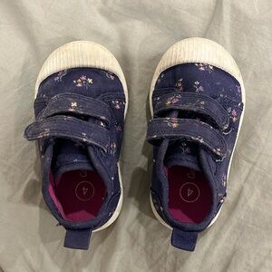 Blue flower cat and jack shoes